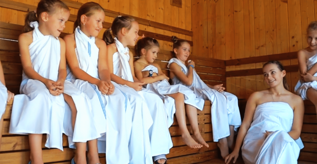 Dětská sauna a saunové rituály