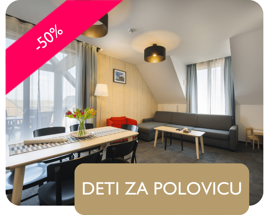 50% sleva na přistýlky – pro skvělý rodinný zážitek