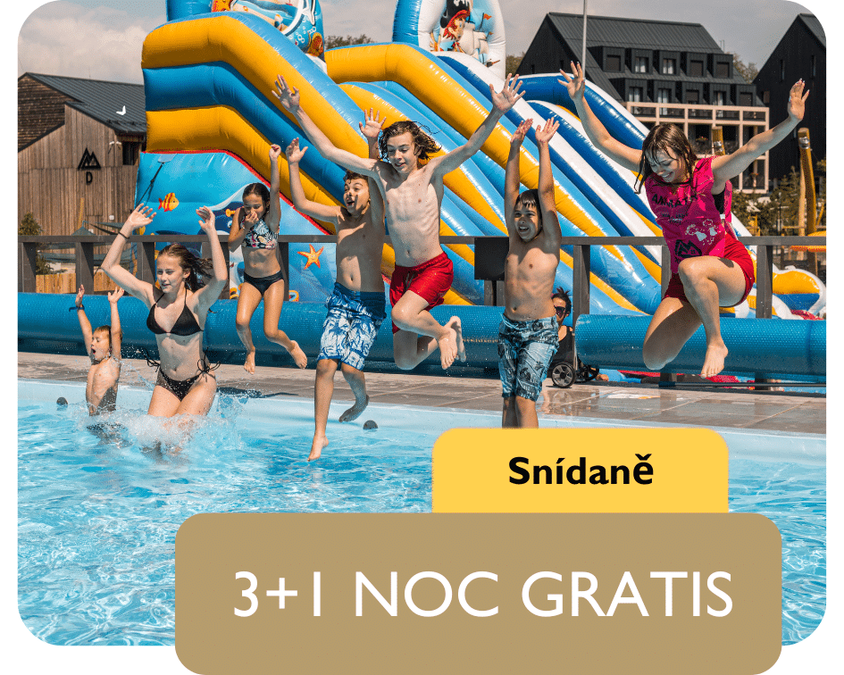 Wellness pobyt 3+1 noc ZDARMA